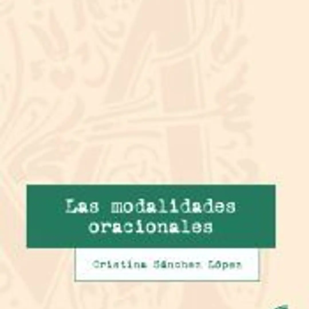 Las modalidades oracionales 1