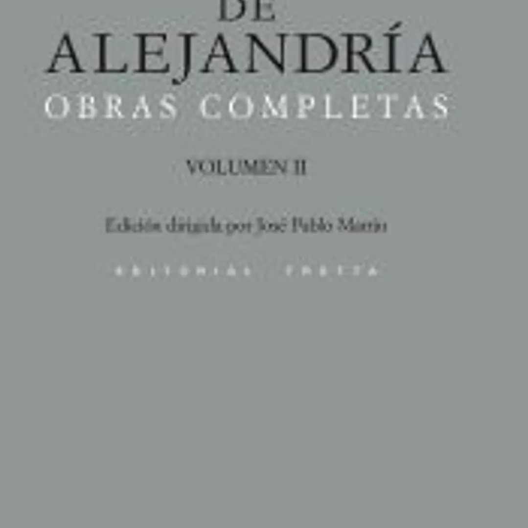 FILON DE ALEJANDRIA. OBRAS. II 1