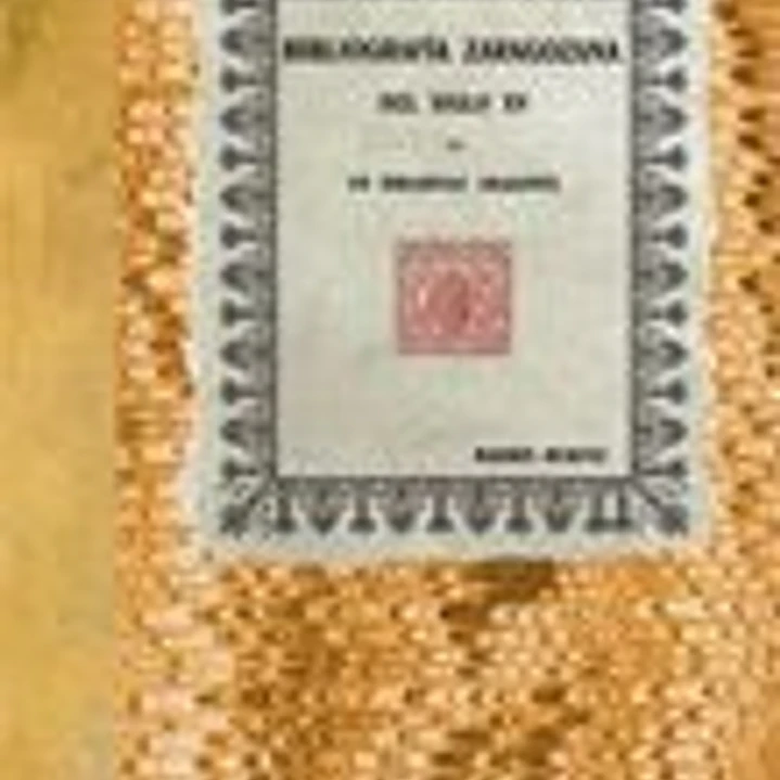 Facsímil: Bibliografía zaragozana del siglo XV 1