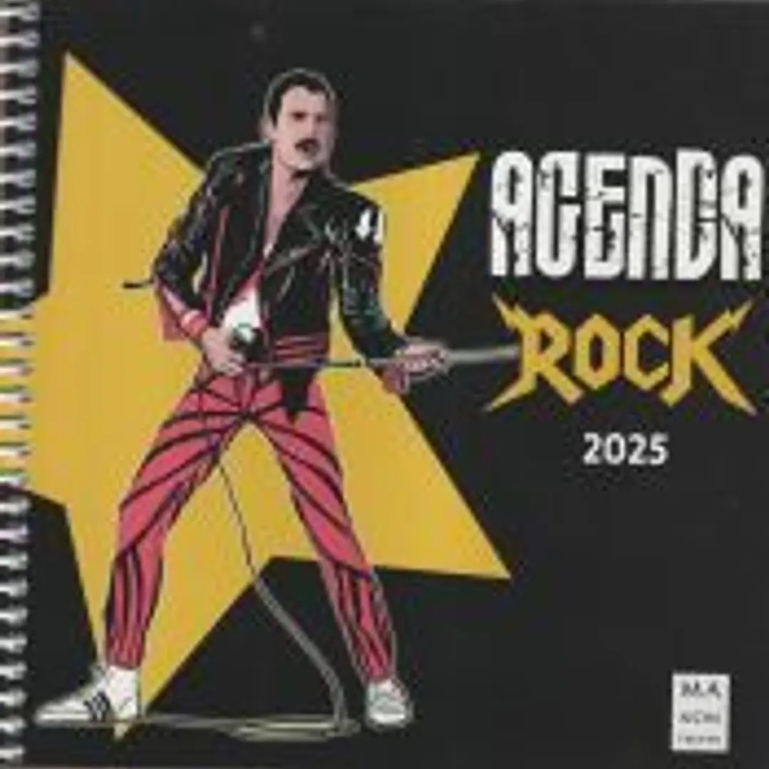 AGENDA ROCK 2025: Una singular historia del rock en forma de agenda e ilustrada por grandes artistas 1
