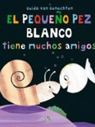 El pequeño pez blanco tiene muchos amigos
