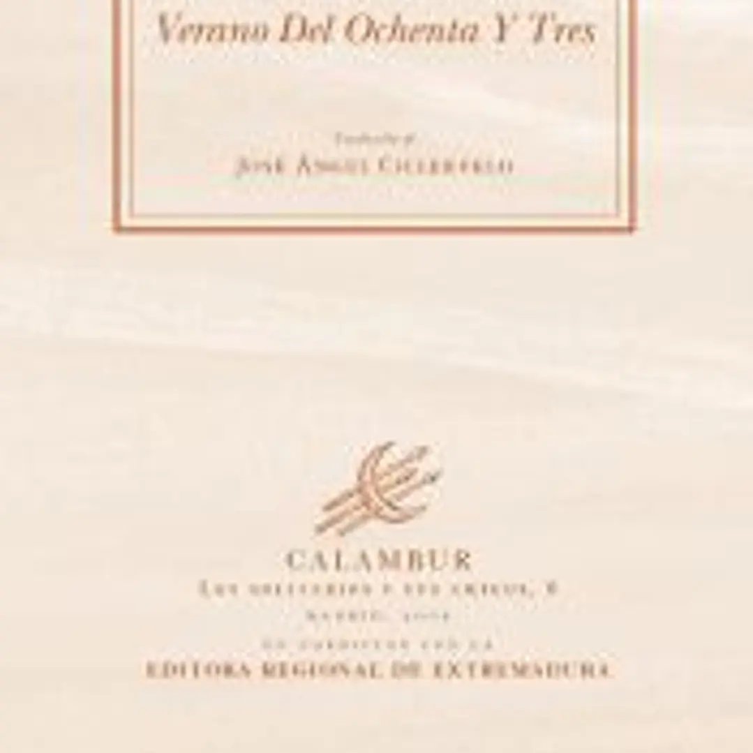 Verano Del Ochenta y Tres 1