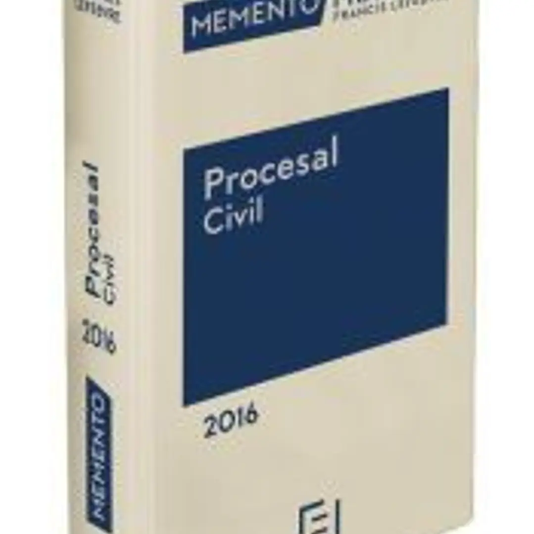 Memento práctico procesal civil 2016: Proceso Civil, Arbitraje, Proceso Canónico 1