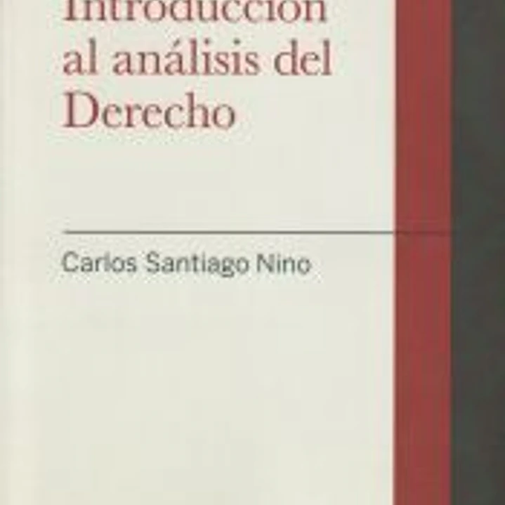 Introducción al análisis del Derecho 1