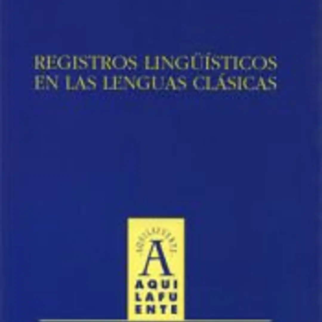 Registros lingüísticos en las lenguas clásicas 1