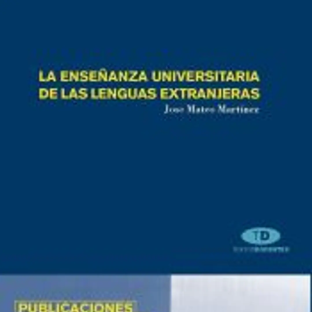 La enseñanza universitaria de las lenguas extranjeras 1