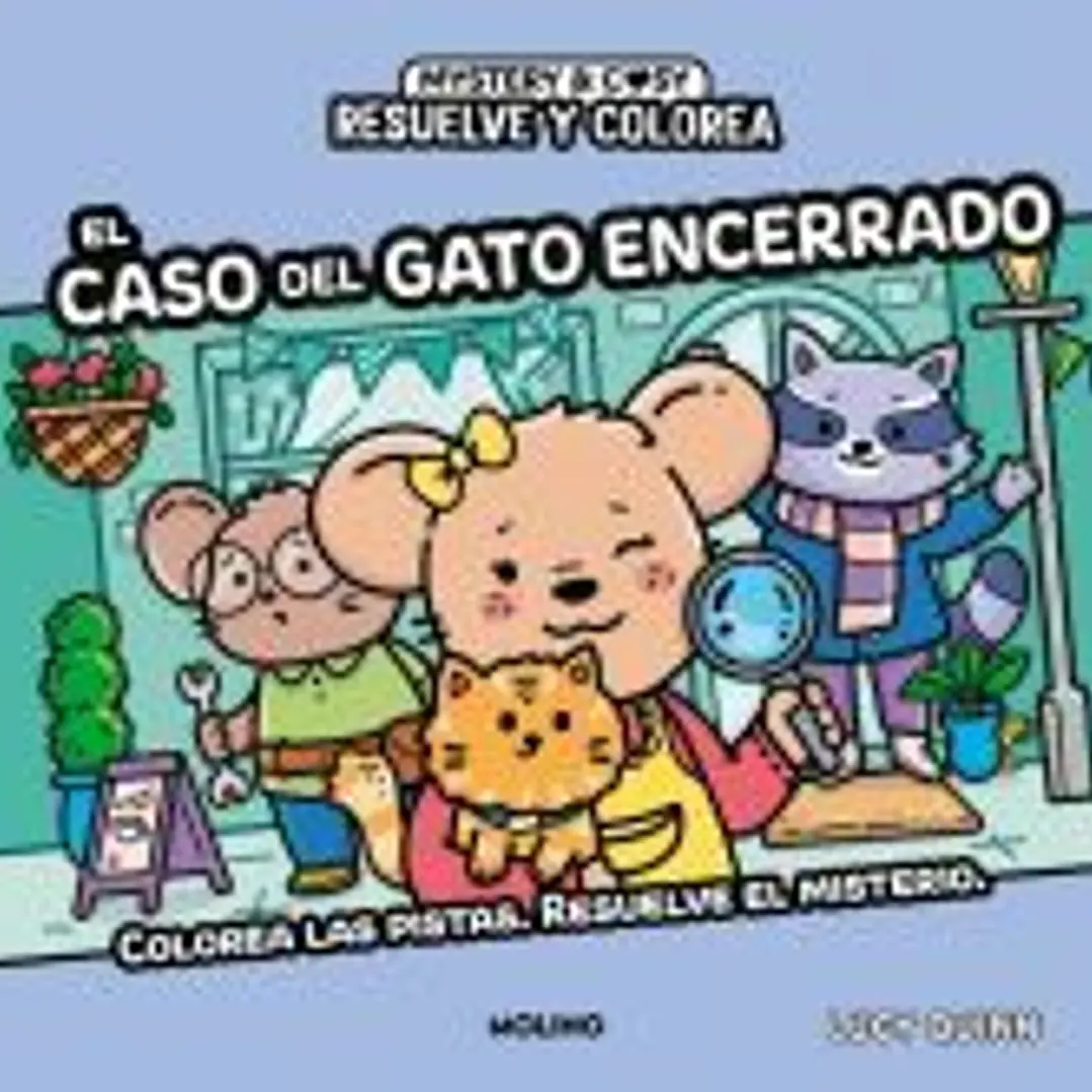 Resuelve y colorea - El caso del gato encerrado 1