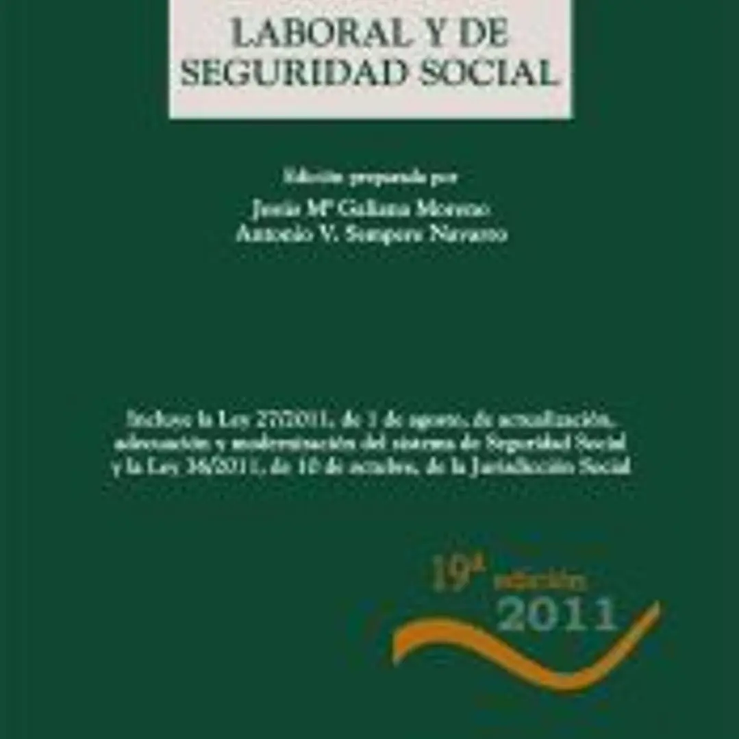 Legislación Laboral y de Seguridad Social 1