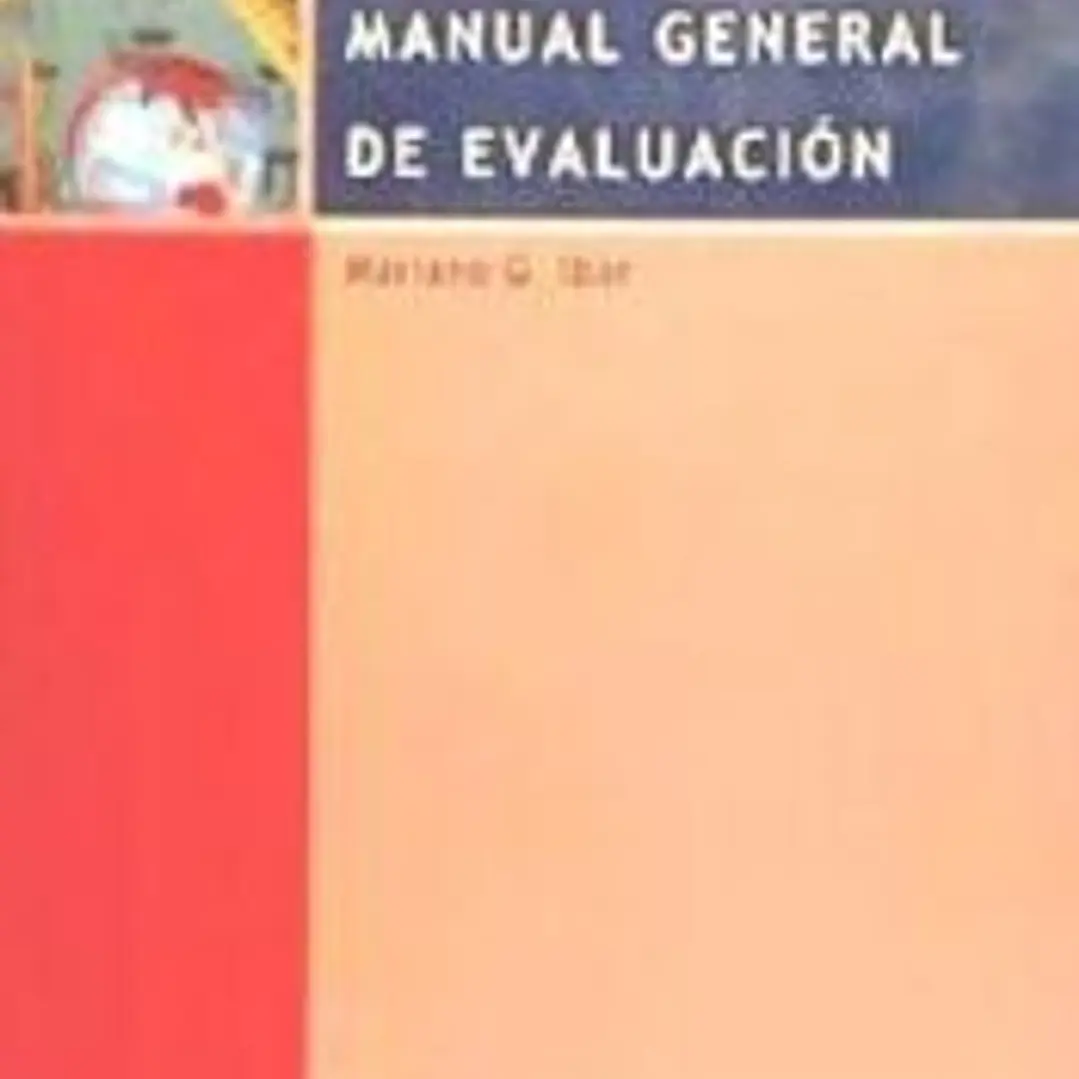 Manual general de evaluación 1