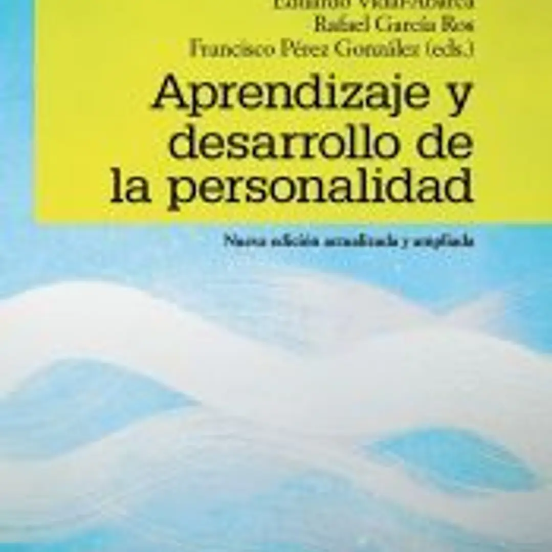 Aprendizaje y desarrollo de la personalidad 1