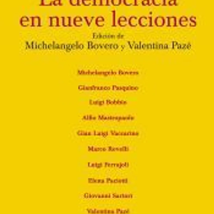 La democracia en nueve lecciones 1