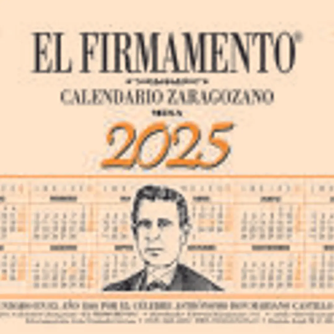 Calendario Zaragozano 2025 Mesa 1