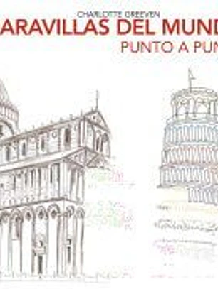 Maravillas del mundo punto a punto: Un libro para colorear