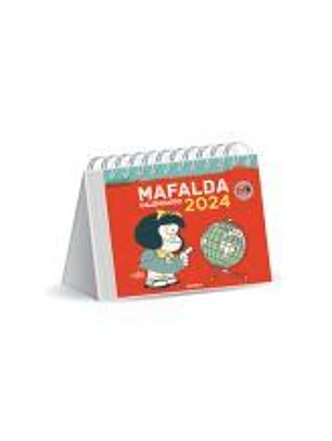 Mafalda 2024, Calendario Escritorio rojo