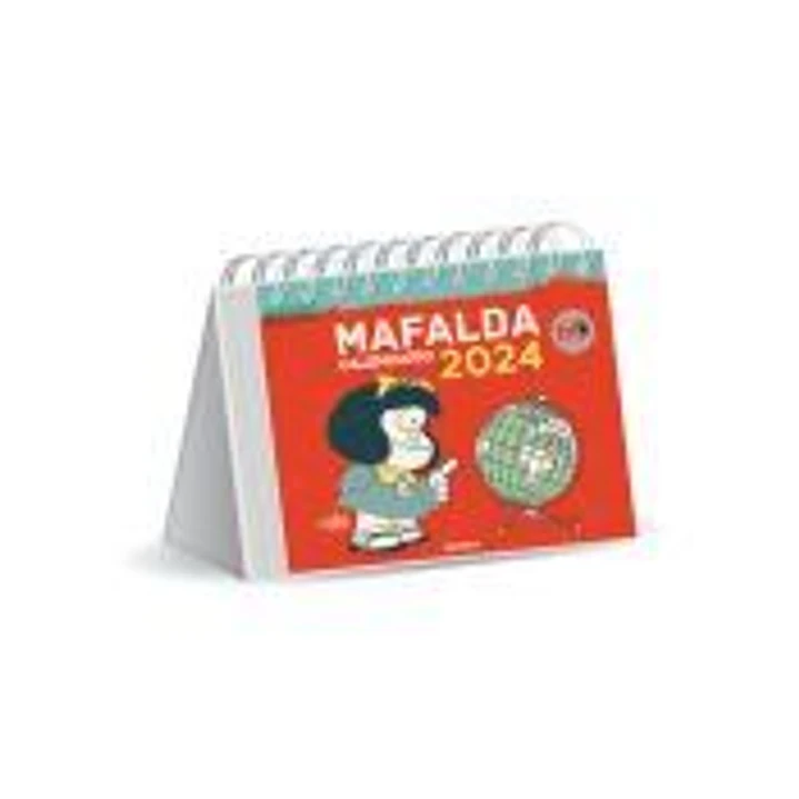 Mafalda 2024, Calendario Escritorio rojo 1