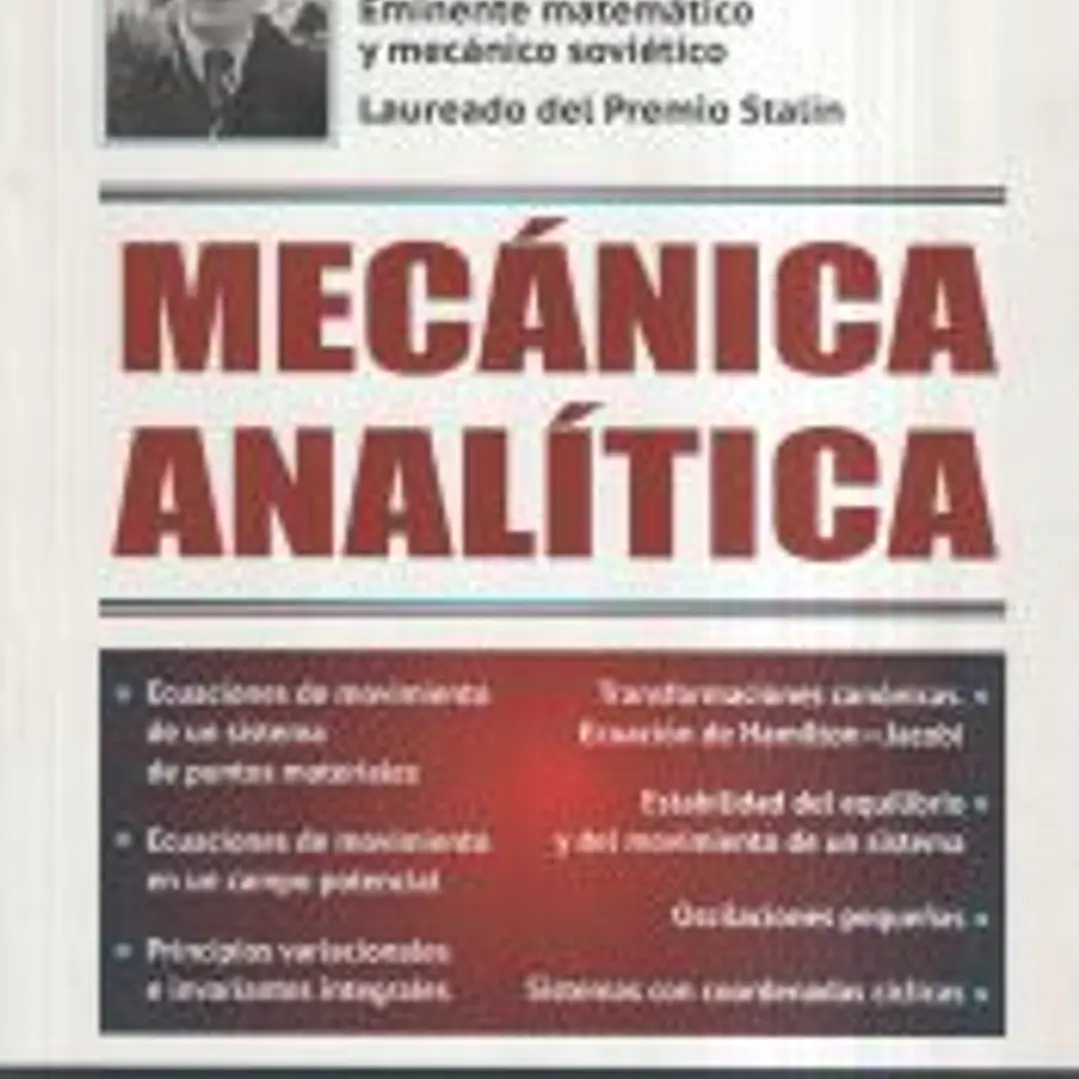 Mecánica analítica 1