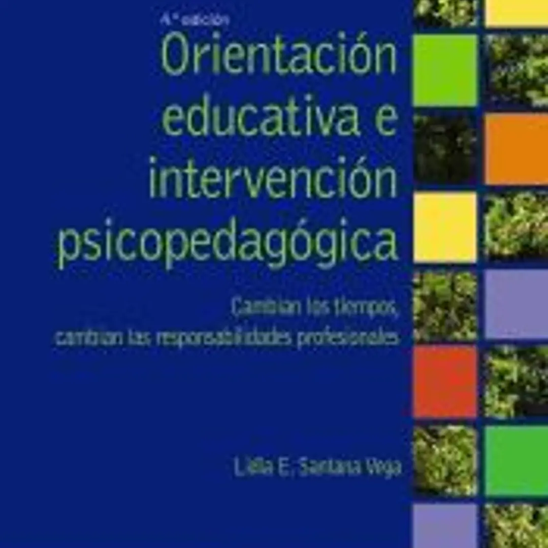 Orientación educativa e intervención psicopedagógica 1