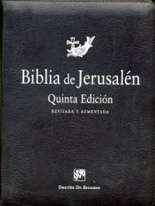 Biblia de Jerusalén: 5ª edición Manual totalmente revisada - Modelo con cremallera