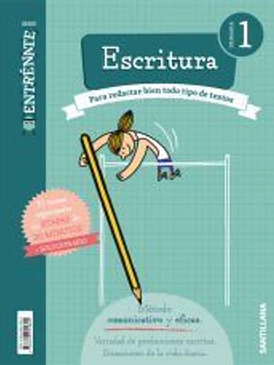 CUADERNO ESCRITURA SERIE ENTRENATE 1 PRIMARIA