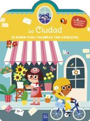 Mi mundo para colorear con adhesivos. La ciudad