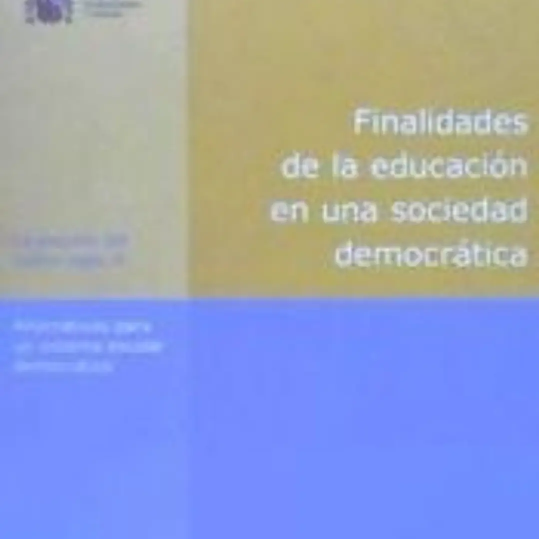 Finalidades de la educación en una sociedad democrática 1