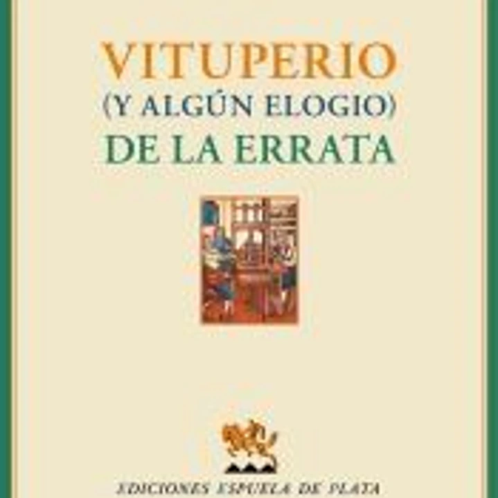 Vituperio: y algún elogio de la errata 1