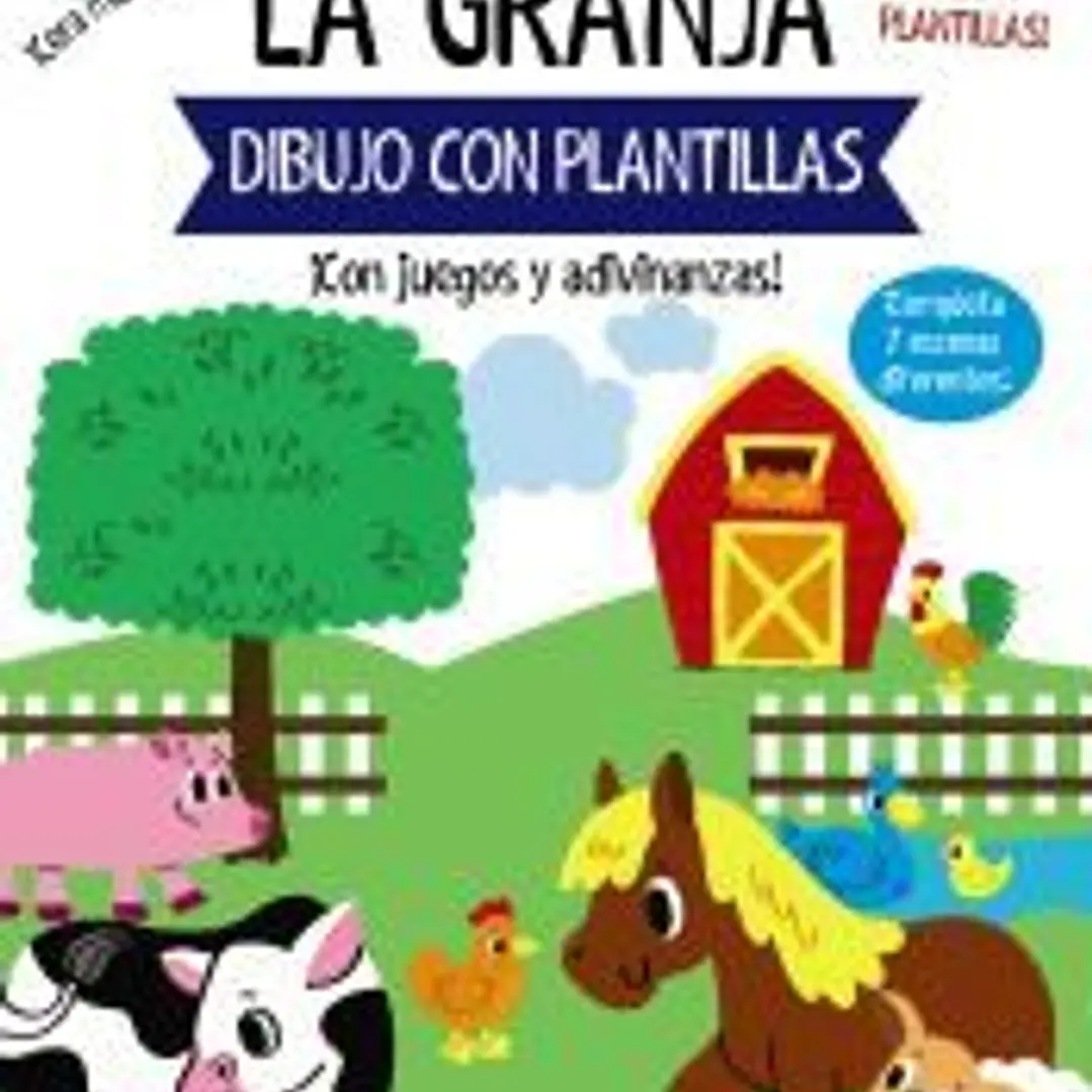 Dibujo con plantillas. La granja 1