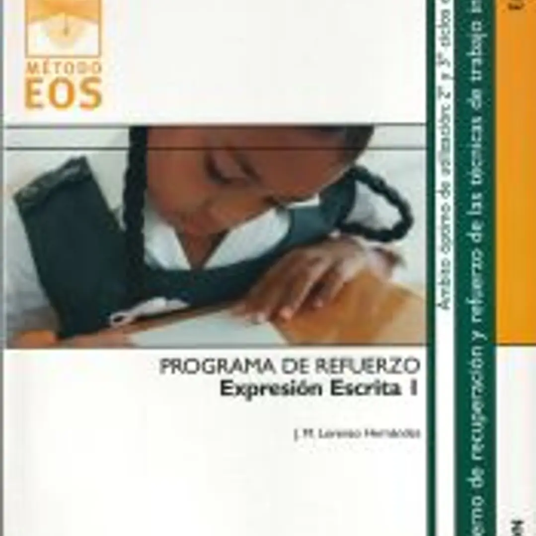 Programa de refuerzo de la Expresión Escrita I 1