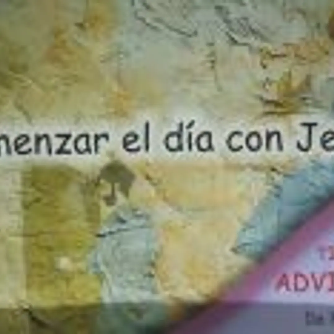 Comenzar el día con Jesús, Adviento, Educación Primaria, 2 ciclo 1