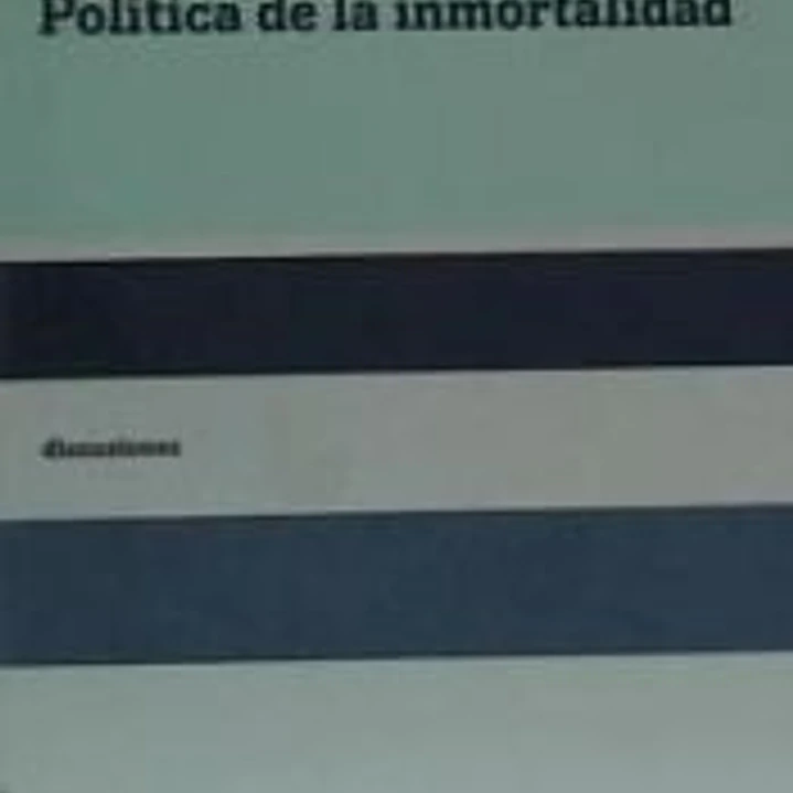 Política de la inmortalidad : cuatro conversaciones con Thomas Knoefel 1