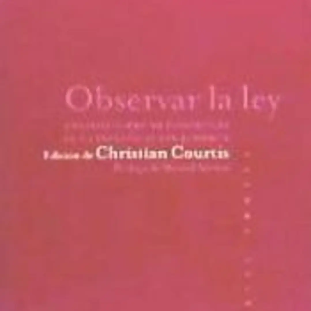 Observar la ley: Ensayos sobre metodología de la investigación jurídica 1