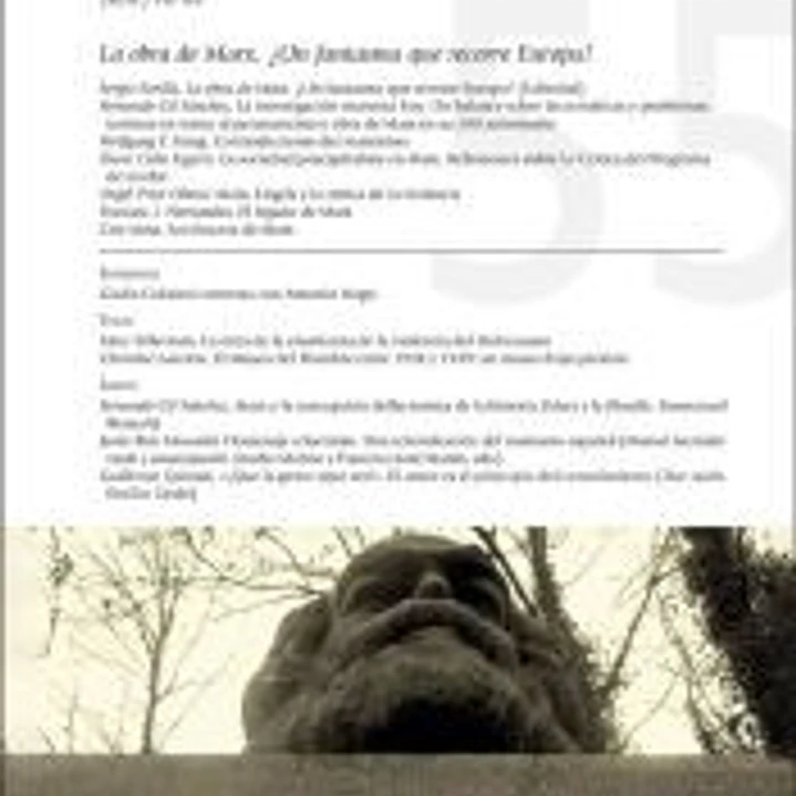 Pasajes. La obra de Marx. ¿Un fantasma que recorre Europa? 1
