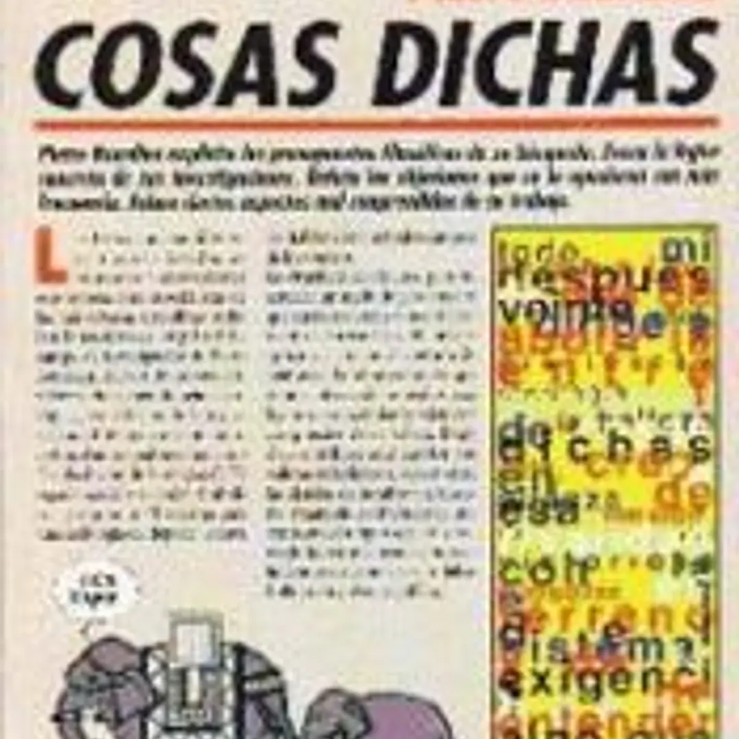 Cosas dichas 1