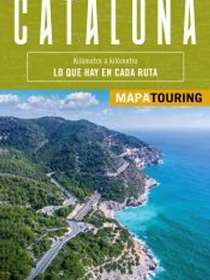 Mapa de carreteras de Cataluña (desplegable), escala 1:400.000