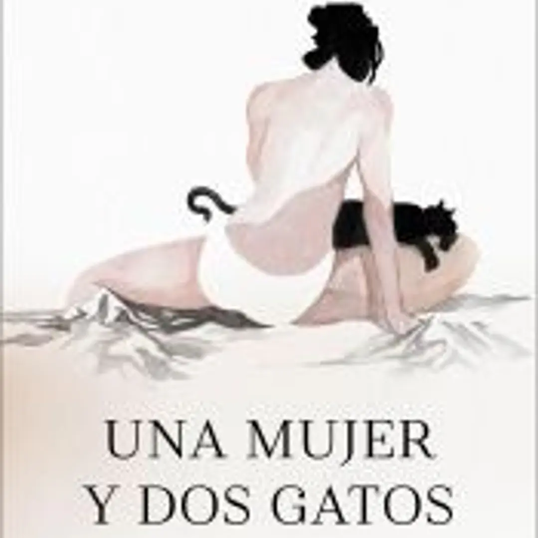 Una mujer y dos gatos 1
