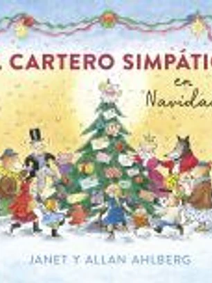 El cartero simpático en Navidad