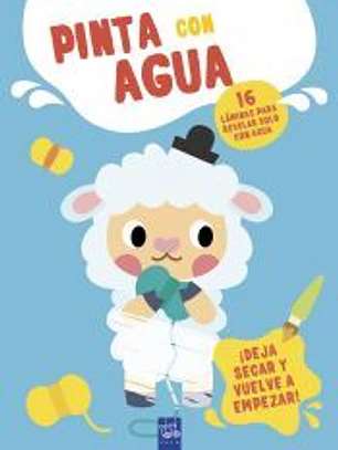 Pinta con agua. Oveja
