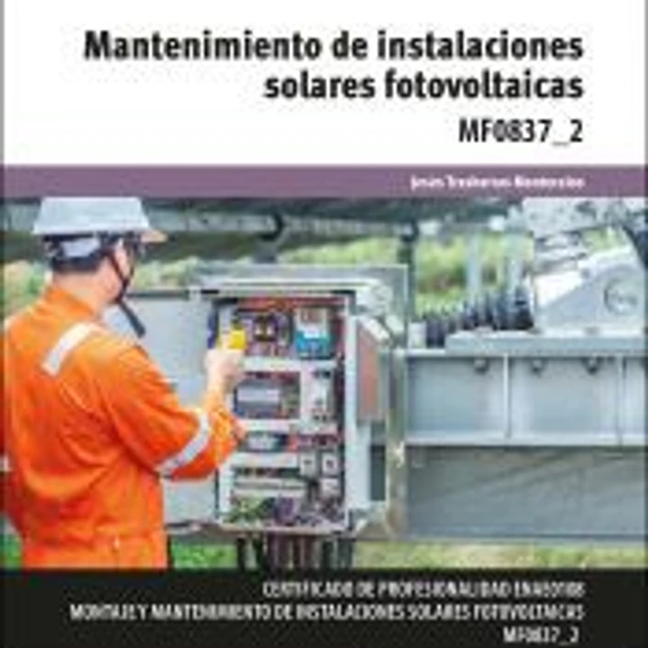 Mantenimiento de instalaciones solares fotovoltaicas 1