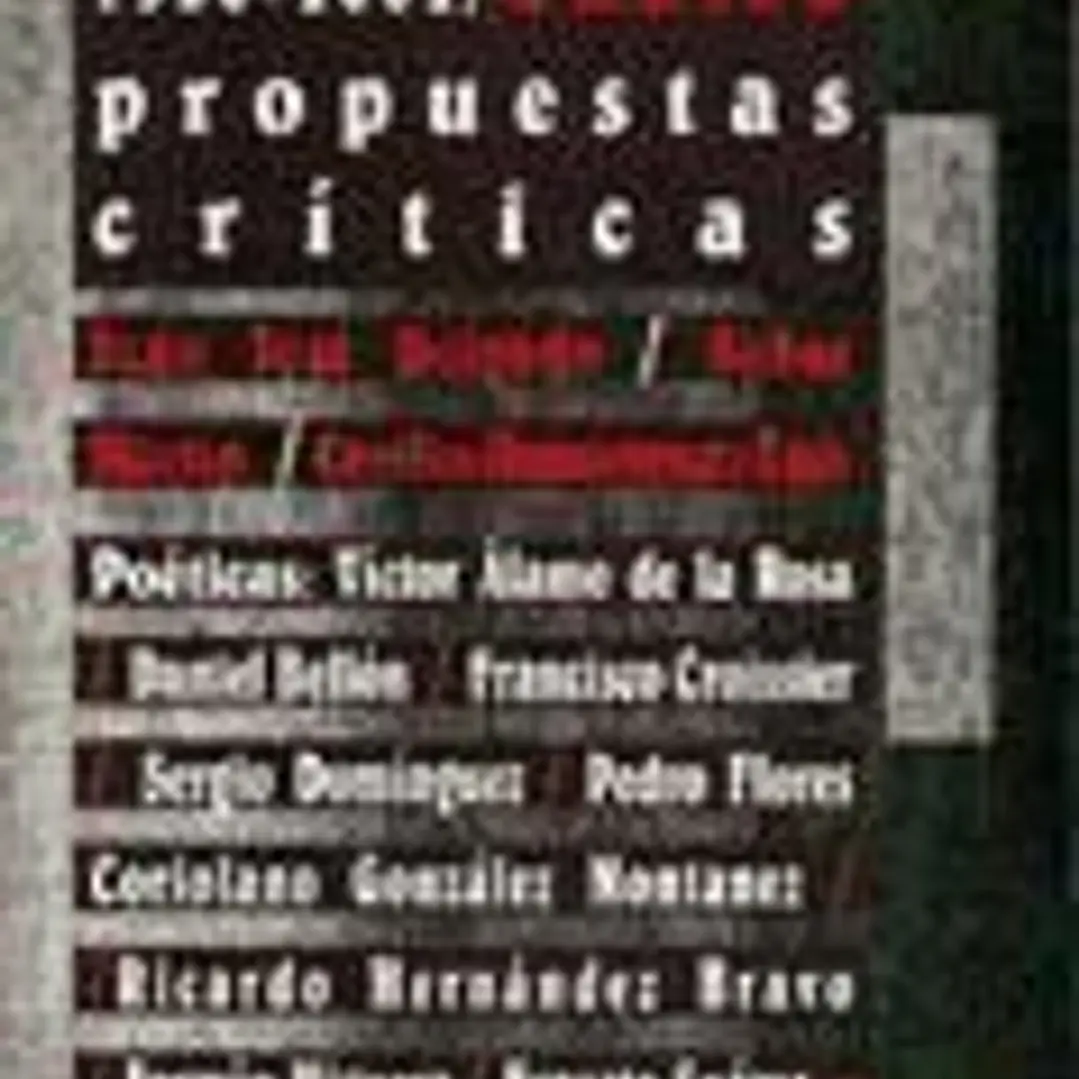 POESÍA CANARIA 1980-2002/CUATRO PROPUESTAS CRÍTICAS 1