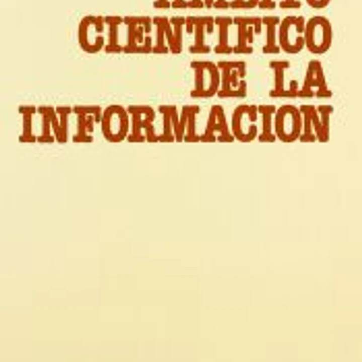 El ámbito científico de la información 1