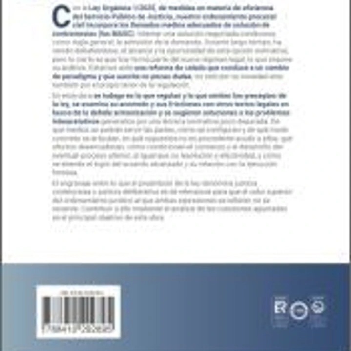 Soluciones negociadas y eficiencia procesal 1