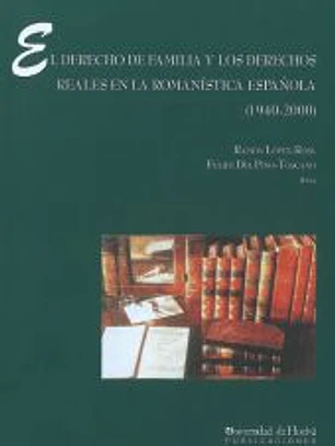 El derecho de familia y los derechos reales