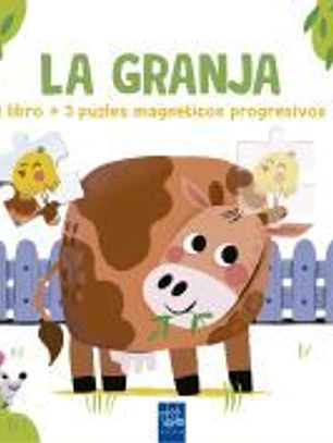 Lee y juega con puzles magnéticos. La granja