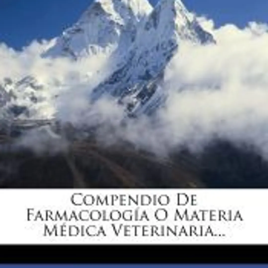 Compendio De Farmacología O Materia Médica Veterinaria... 1