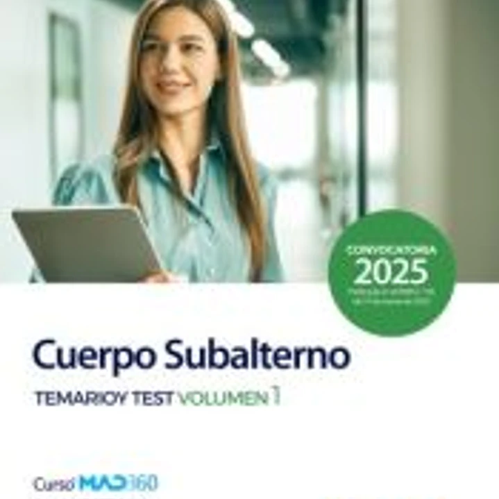 Cuerpo Subalterno. Temario y test volumen 1. Comunidad Autónoma de las Illes Balears 1