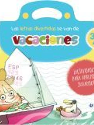 Las letras divertidas se van de vacaciones. 3-4 años