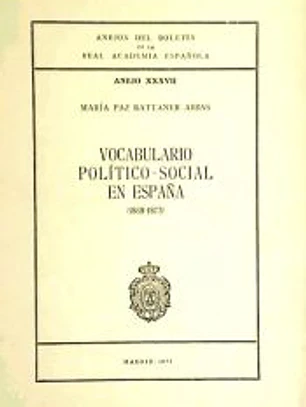 Vocabulario político-social en España
