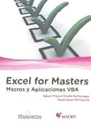 Excel for Masters . Macros y Aplicaciones VBA