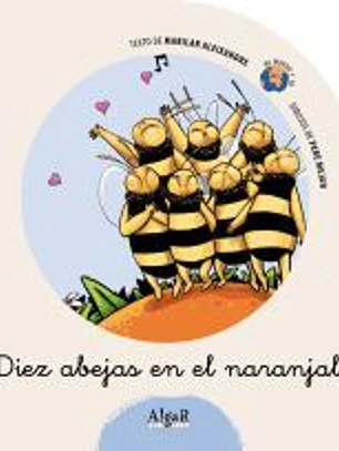 Diez abejas en el naranjal