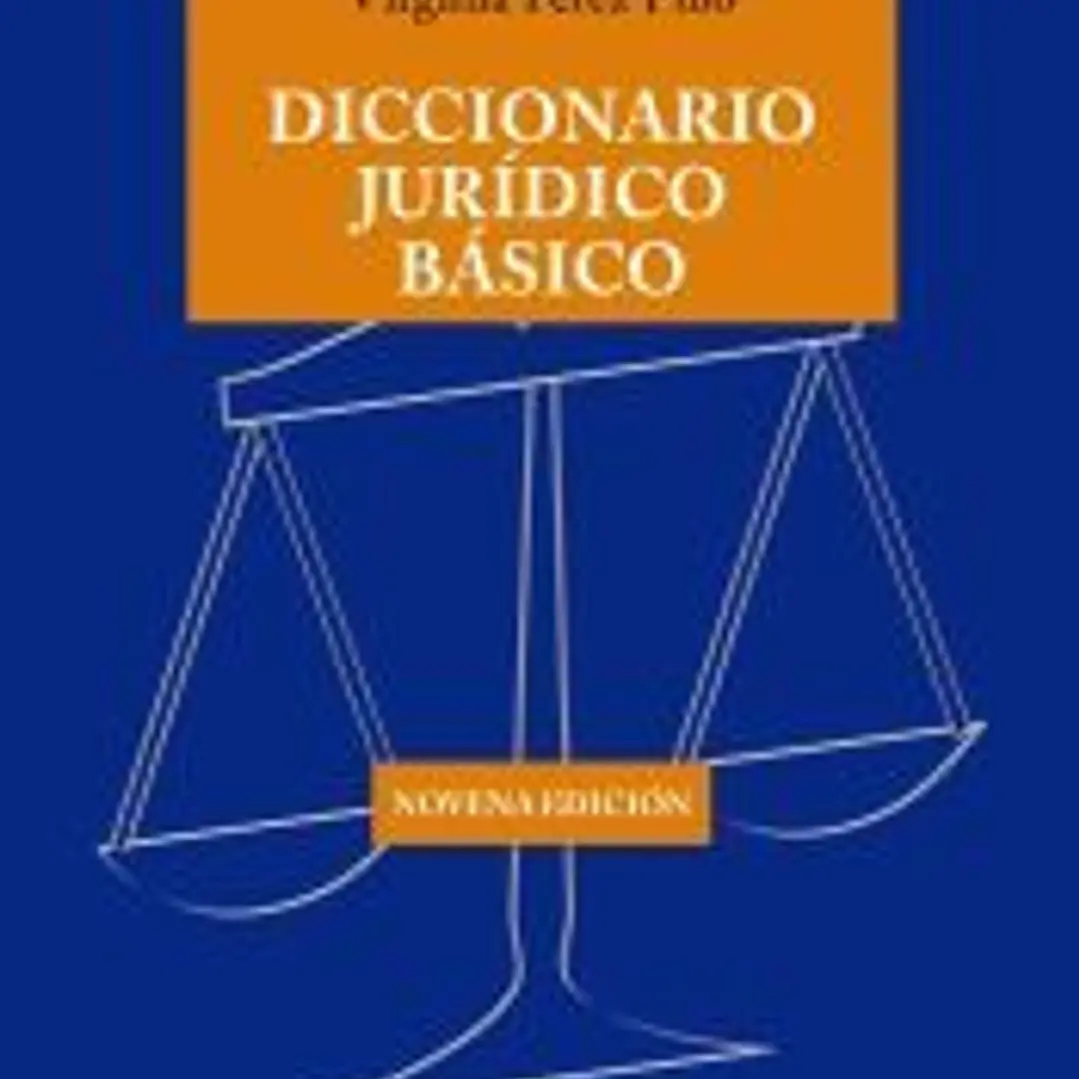 Diccionario jurídico básico 1